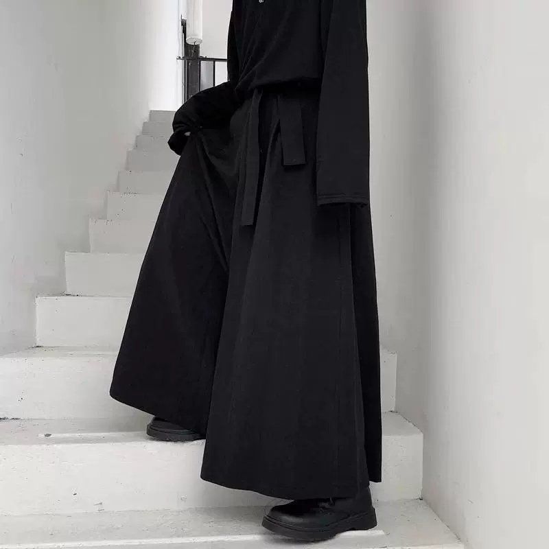 Japanese elastic trousers, loose fit, for teenagers