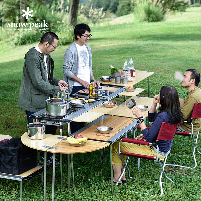 Snowpeak Outdoor Camping Igt Table Accessories Frame Set Table Top Table Leg Combination Three Units Ck-149