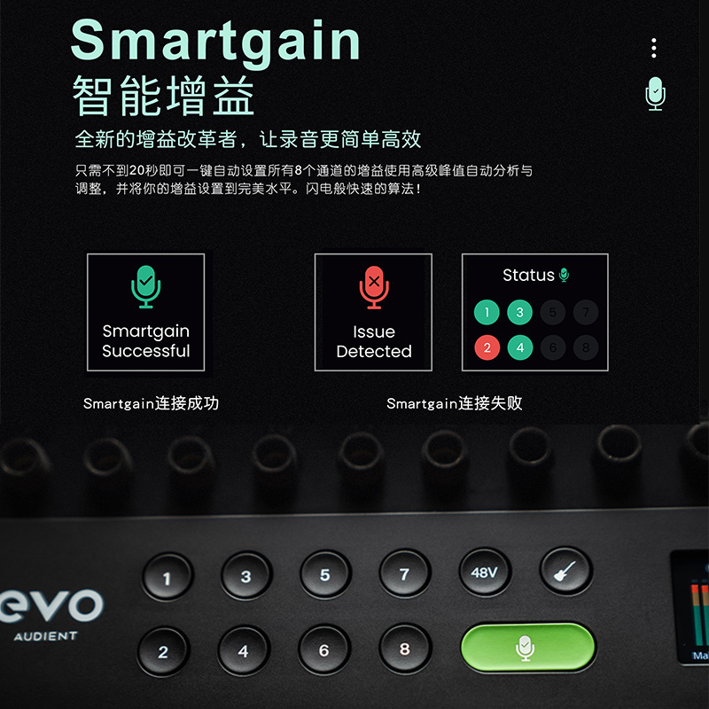 Audient/奥顿特EVO16：乐队音乐制作的福音，录音室级音质的秘密武器！