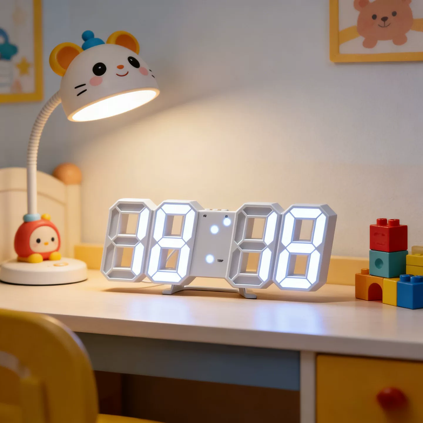 Three dimensional watch, laptop, gaming night light, decorations