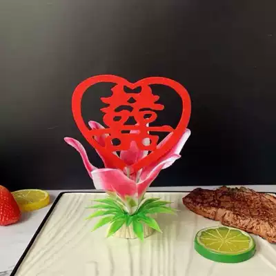 Sabab plate decoration Hotel plate decoration decoration creative embellishment flowers and plants sassy dishes around the edge mood dishes