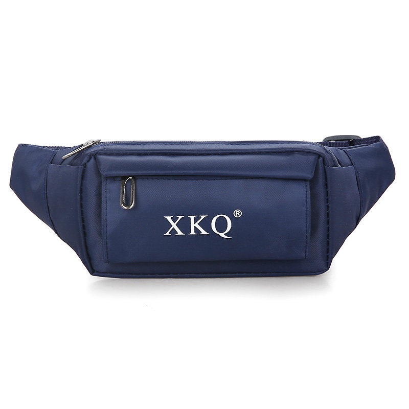 Fashionable sports waist bag versatile nylon diagonal straddle bag waterproof running bag mobile phone bag men and women marathon multi-function bag