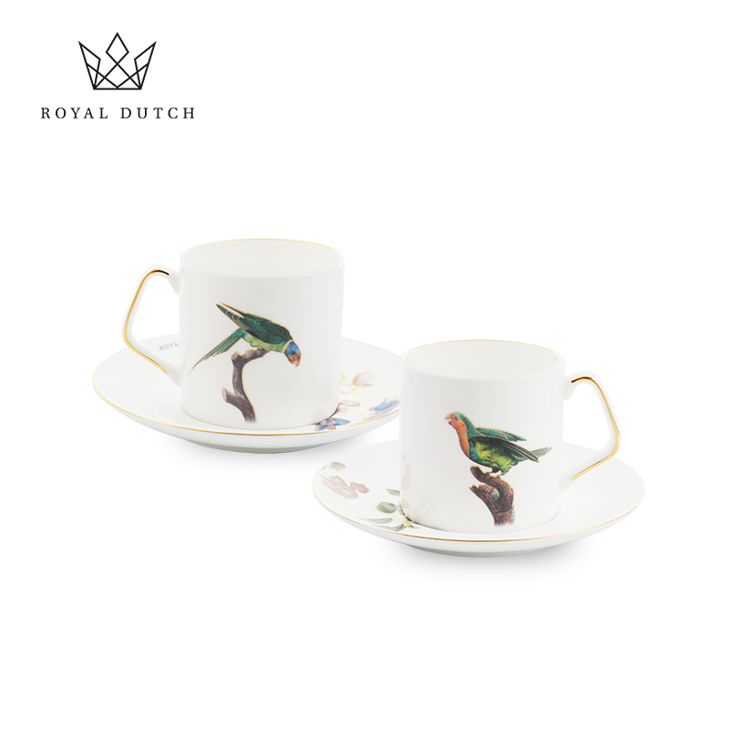 Royaldutch Royal Dutch Art Museum Bone China Coffee Cup and Saucer Gift Box Afternoon Tea Set Wedding Birthday Gift