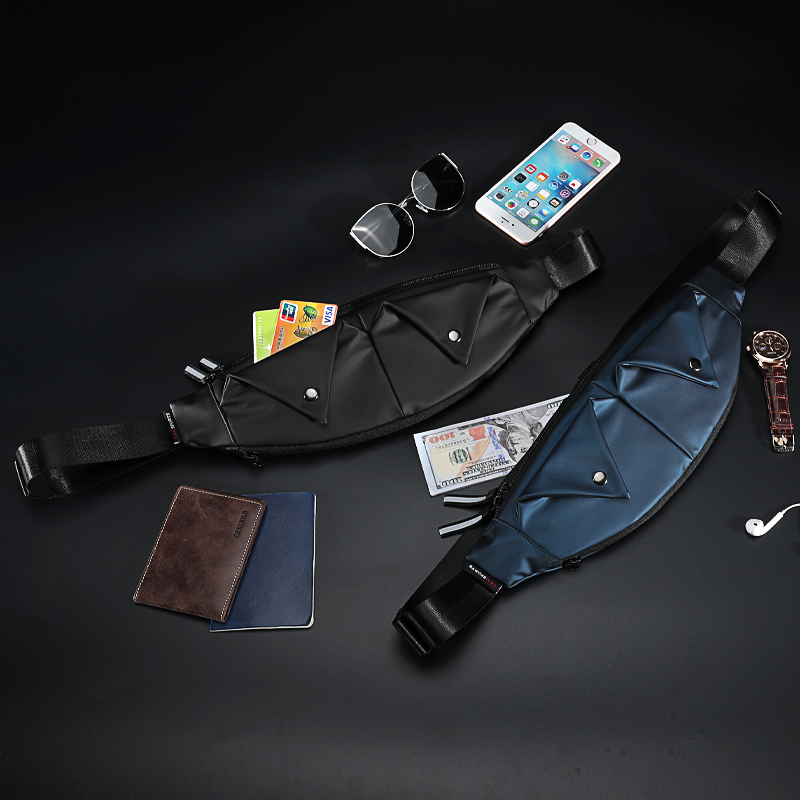 Summer sports outdoor waist bag running mobile phone storage bag unisex ultra-thin fitness equipment waterproof belt bag