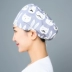 Mũ phòng mổ nữ cotton nguyên chất mũ y tế bác sĩ y tá mũ miệng nha khoa y tế mũ làm việc điều chỉnh khóa nắp tròn mũ trùm y tế mũ chụp tóc y tế 