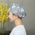 Mũ phòng mổ nữ cotton nguyên chất mũ y tế bác sĩ y tá mũ miệng nha khoa y tế mũ làm việc điều chỉnh khóa nắp tròn mũ trùm y tế mũ chụp tóc y tế 