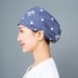 Mũ phòng mổ nữ cotton nguyên chất mũ y tế bác sĩ y tá mũ miệng nha khoa y tế mũ làm việc điều chỉnh khóa nắp tròn mũ trùm y tế mũ chụp tóc y tế 