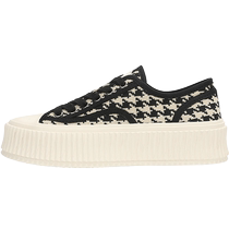 Daphne thick-soled canvas shoes for women 2024 summer new white shoes Japanese casual shoes low-top shoes for women summer