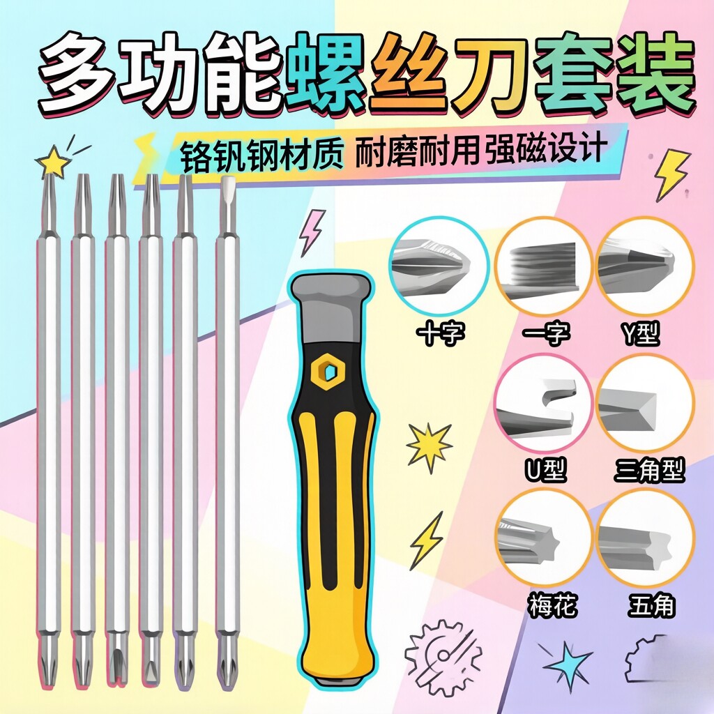 起子家用小电器套装多功能维修改刀螺丝刀工具工具万用组合