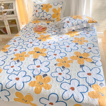 Pure cotton tatami clamp bed cover single piece of cotton anti-slip bed linen three pieces of common cover cover for four seasons