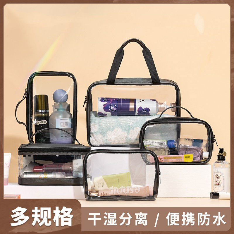 Travel Toilet Makeup Bag Female with new waterproof transparent large capacity travel skincare products