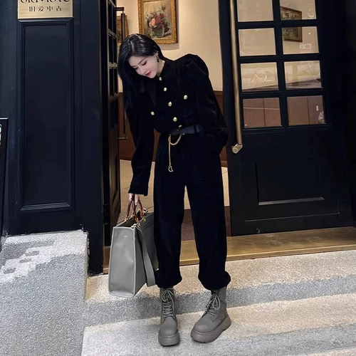 Комплект, 2024 года, осенний, в стиле Шанель, изысканный стиль