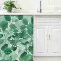 Single Sheet Home Door Curtain Simple Outdoor Bezel Locker locker Washing machine sunscreen Sunshade Curtain Cabinet Decoration