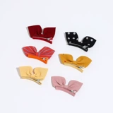 Детская милая безвредная заколка для волос с бантиком, детские шпильки для волос, аксессуар для волос, наряд маленькой принцессы, не повреждает волосы