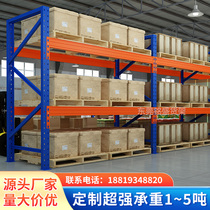 Factory Warehouse Storeroom Heavy Type Shelf Plates Cloth Molds Die Beam Type Pallet Warehousing Shelves Load Bearing 1-3 ton