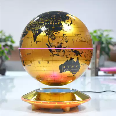 Maglev luminous rotation globe 3d stereo suspension students with night light living room desk ornaments gifts