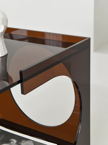 Дания Алд Дизайн Смысл легкий роскошный современный диван с маленьким боковым шкафом, мобильный C -образный C -угло