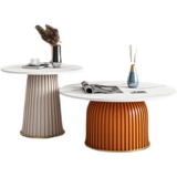 Легкая роскошная сеть красная скала доска кофейня Комбинация маленькая квартира гостиная дома дизайнер круглый журнальный столик современный творческий модель