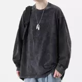 Демисезонный ретро лонгслив, толстовка, в американском стиле