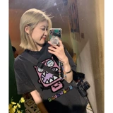 Tide, ретро летняя футболка, в американском стиле, большой размер, оверсайз