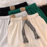 Ретро летние повседневные брюки подходит для мужчин и женщин, баскетбольные спортивные шорты, в американском стиле, свободный крой