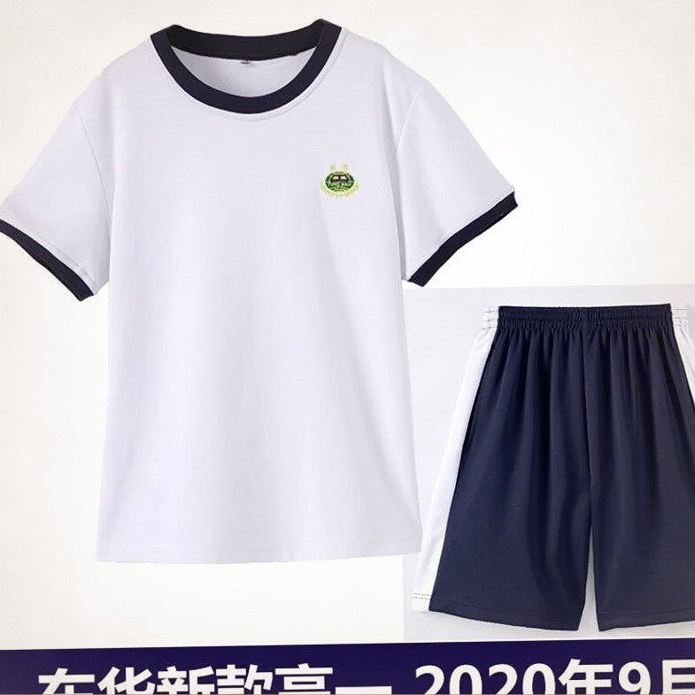 Dongguan Donghua's new high-one summer school uniforms East China school uniforms high school students Xia Winter