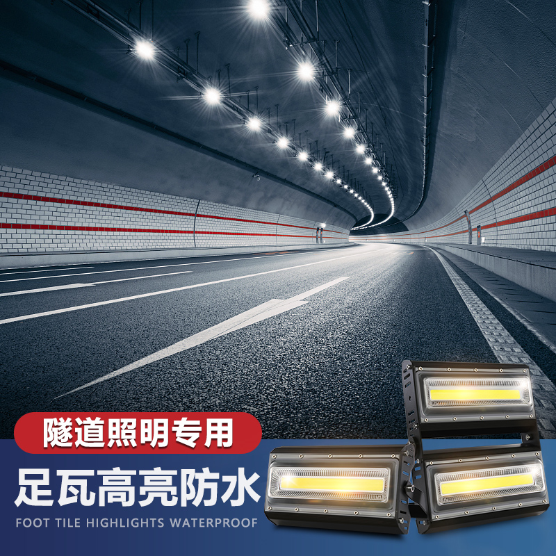 Led Module Tunnel Floodlight 100w Outdoor Waterproof Searchlight Engineering Special Outdoor Super Bright Lighting Spotlight