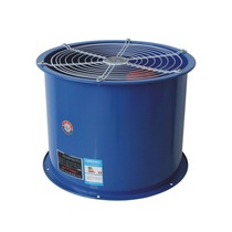 Industrial low-noise axial flow fan exhaust fan industrial dust ventilation fan cylindrical tube strong