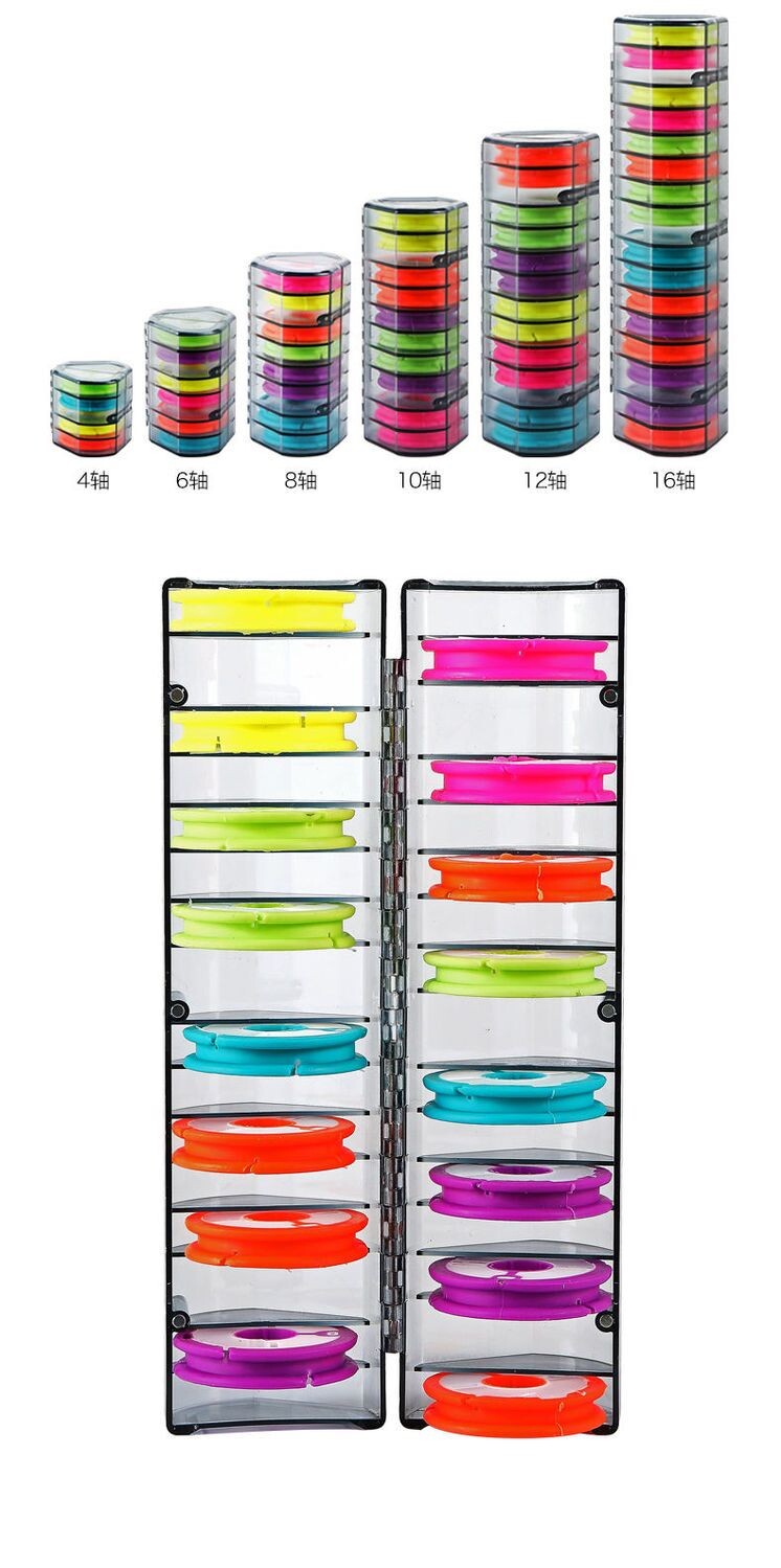 Коробка для ниток 新款硅胶主线盒大线轴鱼线盒多功能线组盒鱼线圈钓鱼配件渔具用品 OTHER