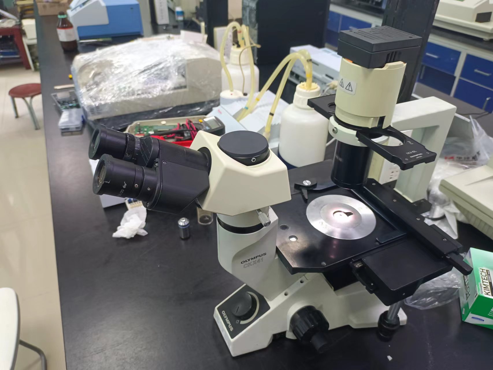 二手非全新OLYMPUS 奥林巴斯  倒置 CKX41 生物显微镜