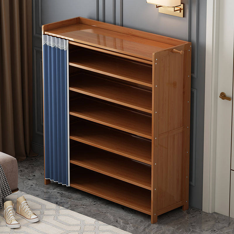 Shoe rack Household shoe cabinet Economical indoor good-looking multi-layer simple door storage dormitory dustproof multi-function