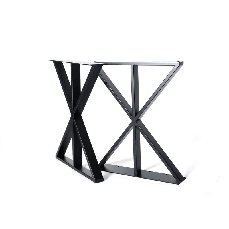 Customizable modern minimalist wrought iron metal office desk rock board dining table legs table legs bar table feet bracket support feet