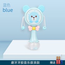 Baby Toys 0-1-year-old Hand rocking bell Puzzle Puzzle 3-6-9-12-month-old Baby Music Early Childhood New Wave Drum Drum