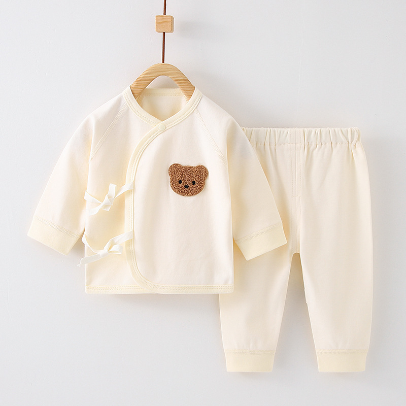 Baby Clothes Spring, Autumn and Summer New Style Full-Month Baby Split Set Pure Cotton Newborn Baby Clothes
