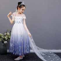Aisha princess dress girls summer clothes summer thin childrens Western style dress Aisha Pocahontas dress genuine