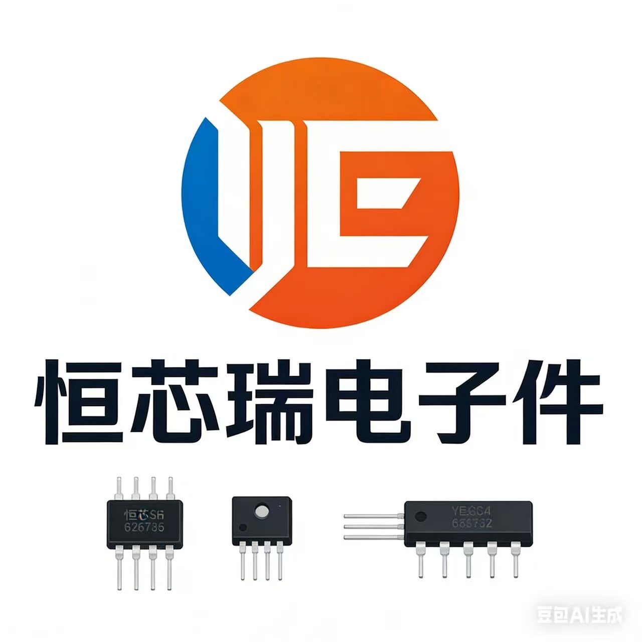 恒芯瑞电子元器件的LOGO