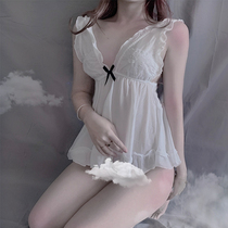 Sexy eroy lingerie Perspectives Transparent Sleeping Clothing Disturbance Free of emotions Little breasted lace teasing passion suit woman