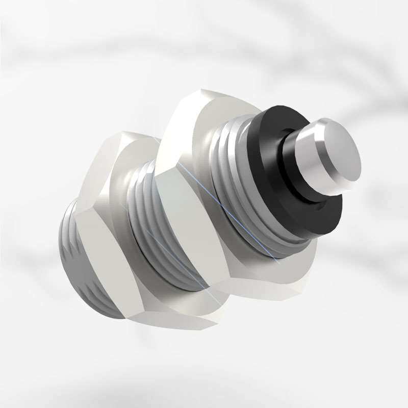 Short hydraulic buffer RBQ RBQC 1604 2007 2007 3009 3009 3213 3213 Compact Cylinders