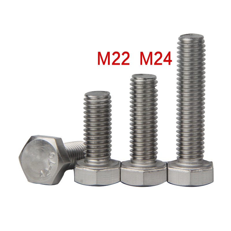 M2M24 304 stainless steel outer hexagonal screw lengthening bolts 30 40 60 80 90 100 150 200