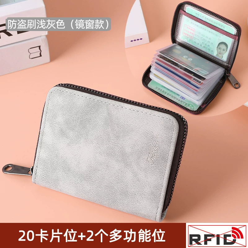 Кожаный кожаный? capacious card holder with zipper for men and women, small cards for driver's license, new collection