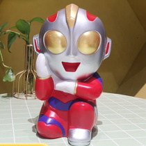  Ultraman piggy bank childrens boy creative personality can be stored and desirable anti-fall net red cartoon piggy bank gift
