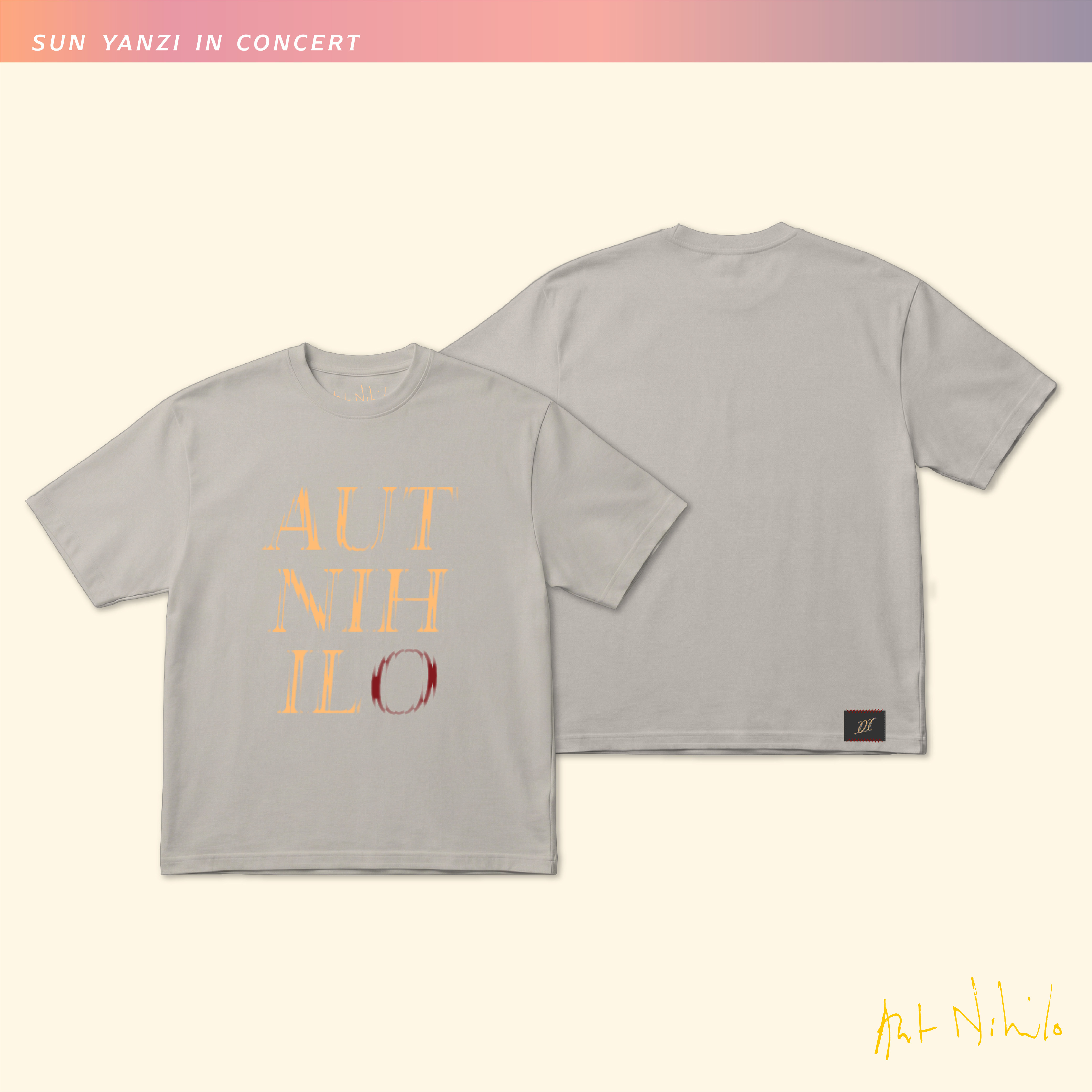 6月末出荷予定 / ステファニー・サン「アフター・サンセット」コンサート記念Tシャツ / フローティングライトグレー