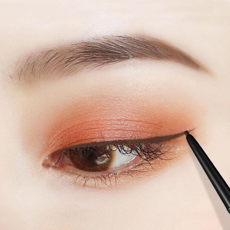 Net red recommends extremely fine eyeliner pen not faint long-lasting color pencil head beginner female