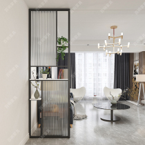 Nordic Screen Handwashing Desk Partition Modern Simplicity Entrance to the house Genguan Decoration Long Iridescent Glass Dining Living Room Separation