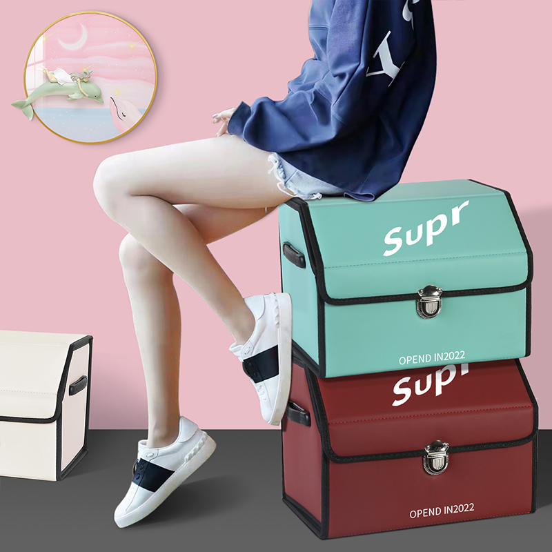 Car trunk storage box Wuling mini Euler good cat BMWmini tail box storage box female