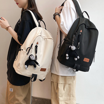 Babu Bean 2021 Junior High School GirlsS Han Edition Ulzzang High School College Student Backpack Double Shoulder Bag
