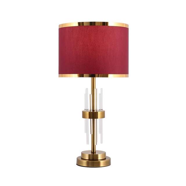 Light Luxury Table Lamp for Bedroom, Post-Modern Bedside Lamp for Living Room, Luxurious Creative Simple Modern Table Lamp for Wedding Model Room