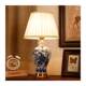 New Chinese-Style Ceramic Table Lamp, Chinese-Style Painted Blue and White Porcelain, Living Room, Study, Cozy Bedroom, Bedside Lamp, Decorative Table Lamp