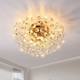 Dandelion Crystal Chandelier, Light Luxury Living Room Lamp, High-End Crystal Chandelier for Bedroom and Dining Room, Modern Creative Lighting for Clothing Stores