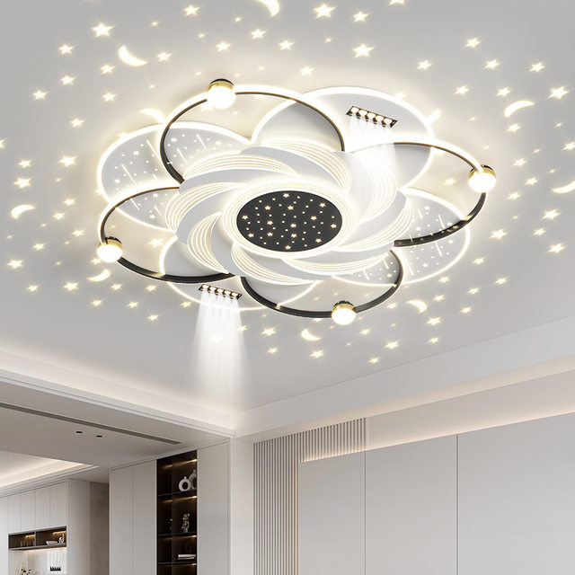Zhongshan Starry Sky Living Room Ceiling Light Modern Minimalist Style Light Luxury Original Main Light Whole House Lighting Package Set